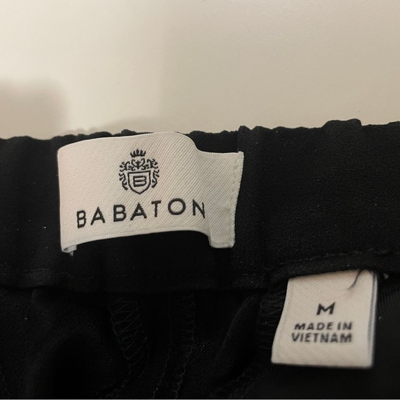 Aritzia Babaton Crossroad Pants Size Medium (Fits Like Large) Crepe Joggers - Picture 5 of 6